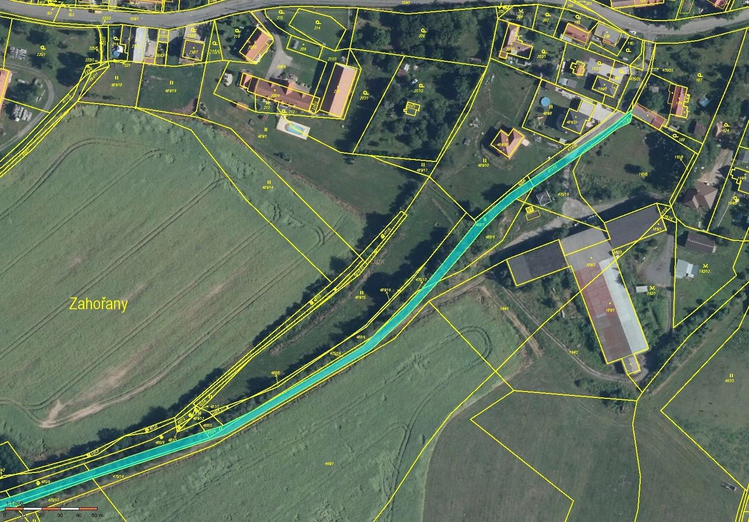 Zemědělské pozemky, Zahořany, 5 303 m² - 2