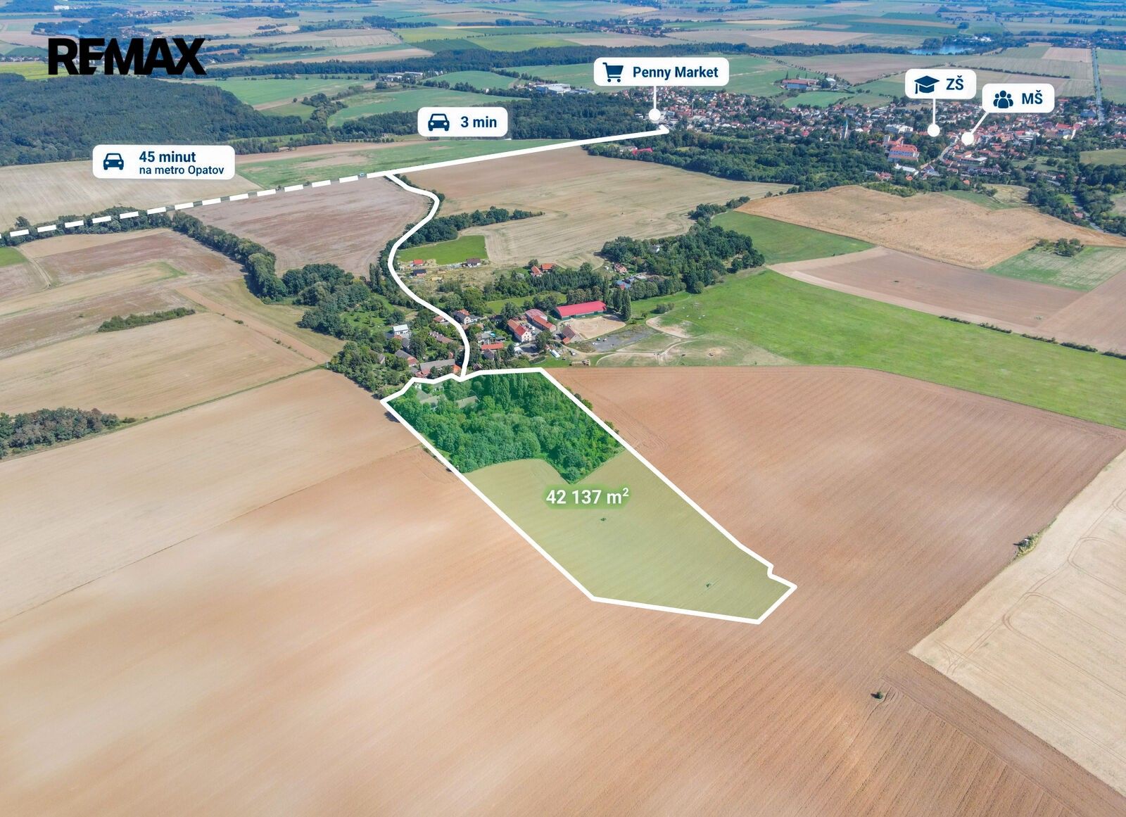 Pozemek pro bydlení · 42 137 m² · Zásmuky - 1