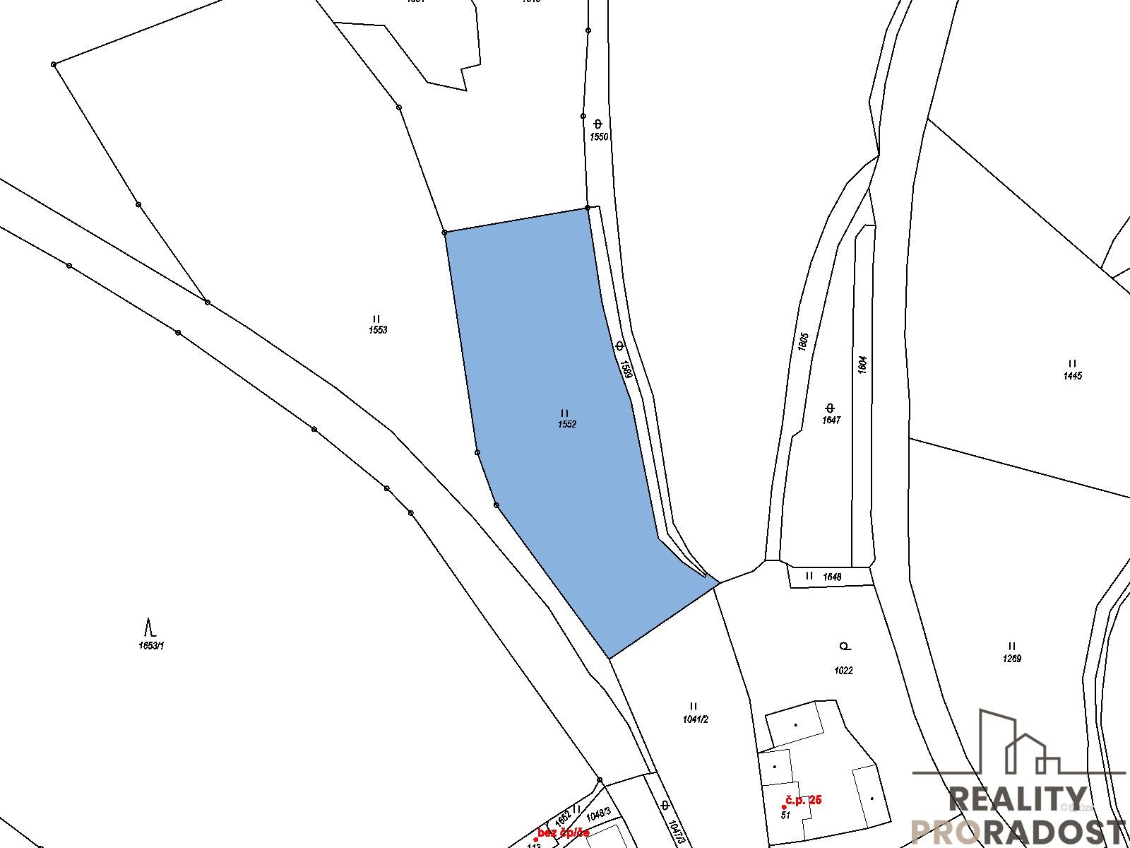 Pozemky pro bydlení, Nechvalice, 4 m²