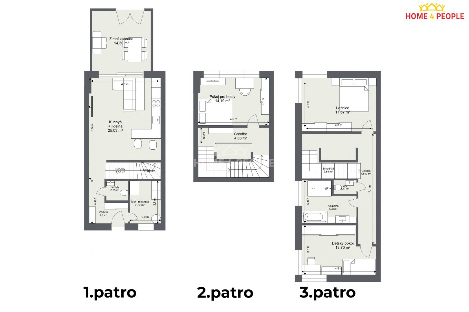 Prodej rodinný dům - Podzámecká, Praha, 125 m²