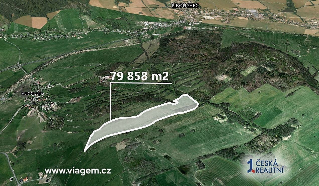 Zemědělské pozemky, Velké Chvojno, okres Ústí nad Labem - 2