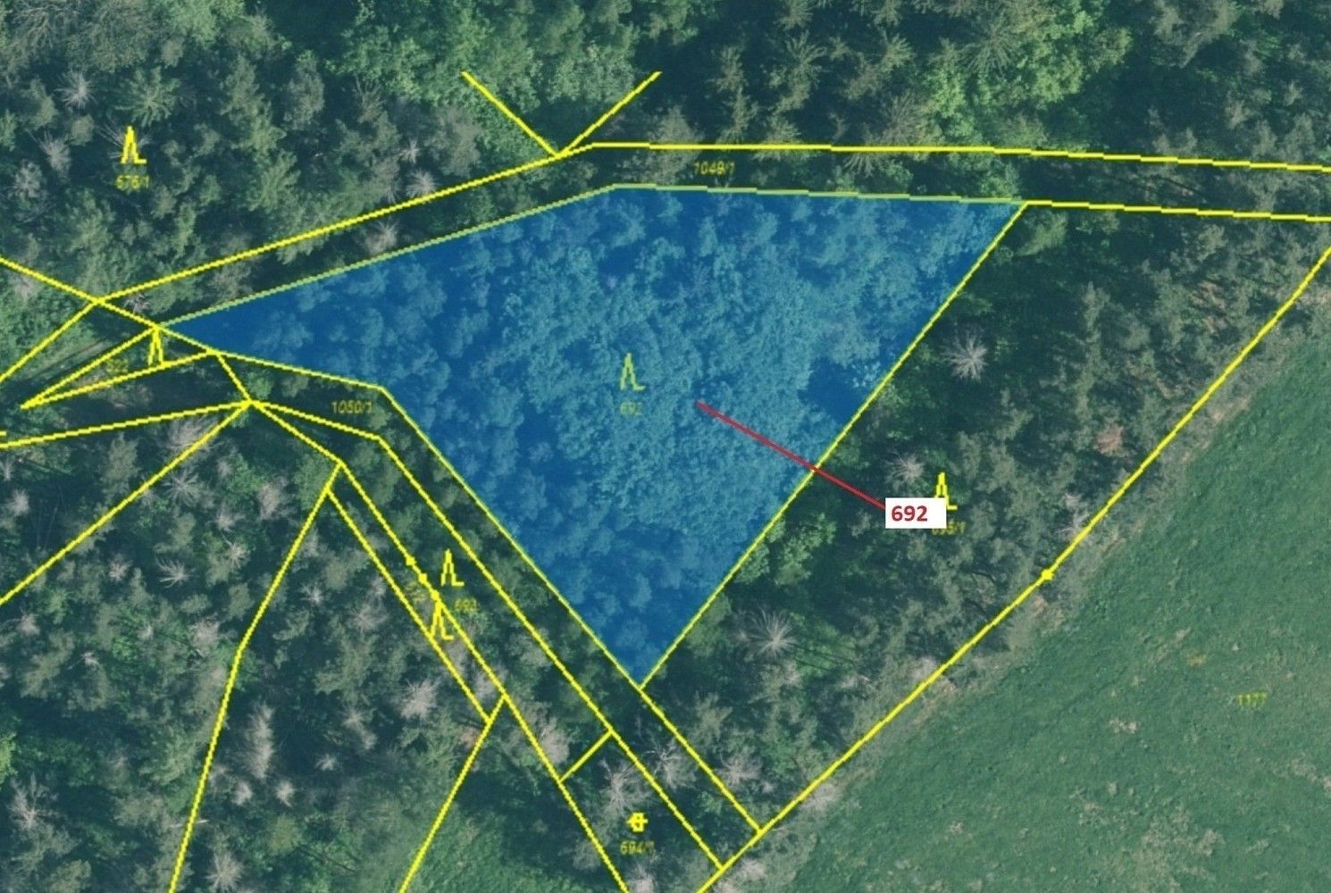 Prodej les - Kuřimany, okres Strakonice, Jihočeský kraj - 2