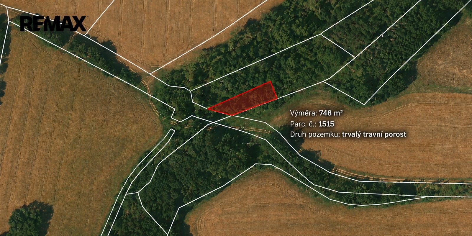 Prodej pozemek - Krty, 4 794 m² - 2