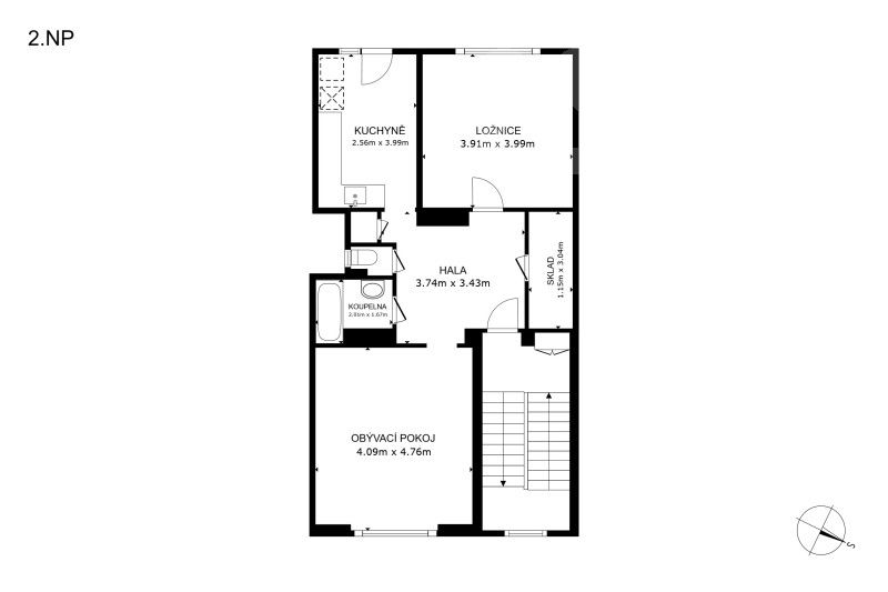 Prodej rodinný dům - Cacovická 1366, Brno Husovice, 224 m² - 5