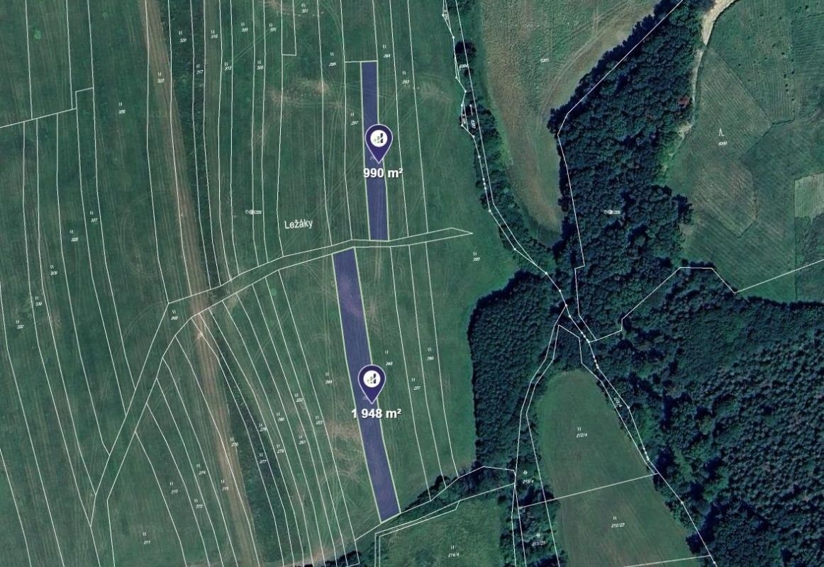 Louka · 1 836 m² · Podolí - 1