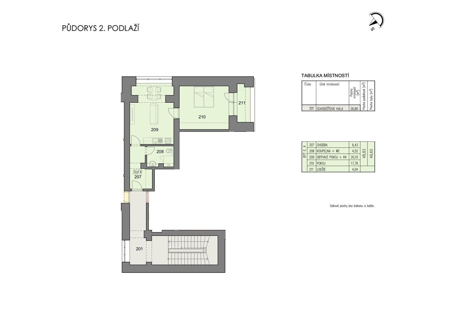 2+kk, Rozkošská 2316, Havlíčkův Brod, 48 m² - 2