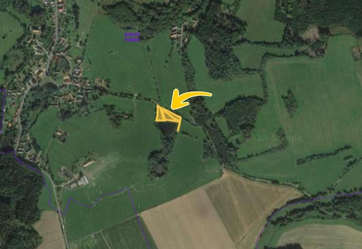 Prodej pozemek - Oselce, 4 345 m²