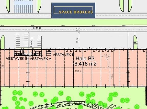 Sklad · 6 418 m² · Terezínská, Lovosice, okres Litoměřice - 3