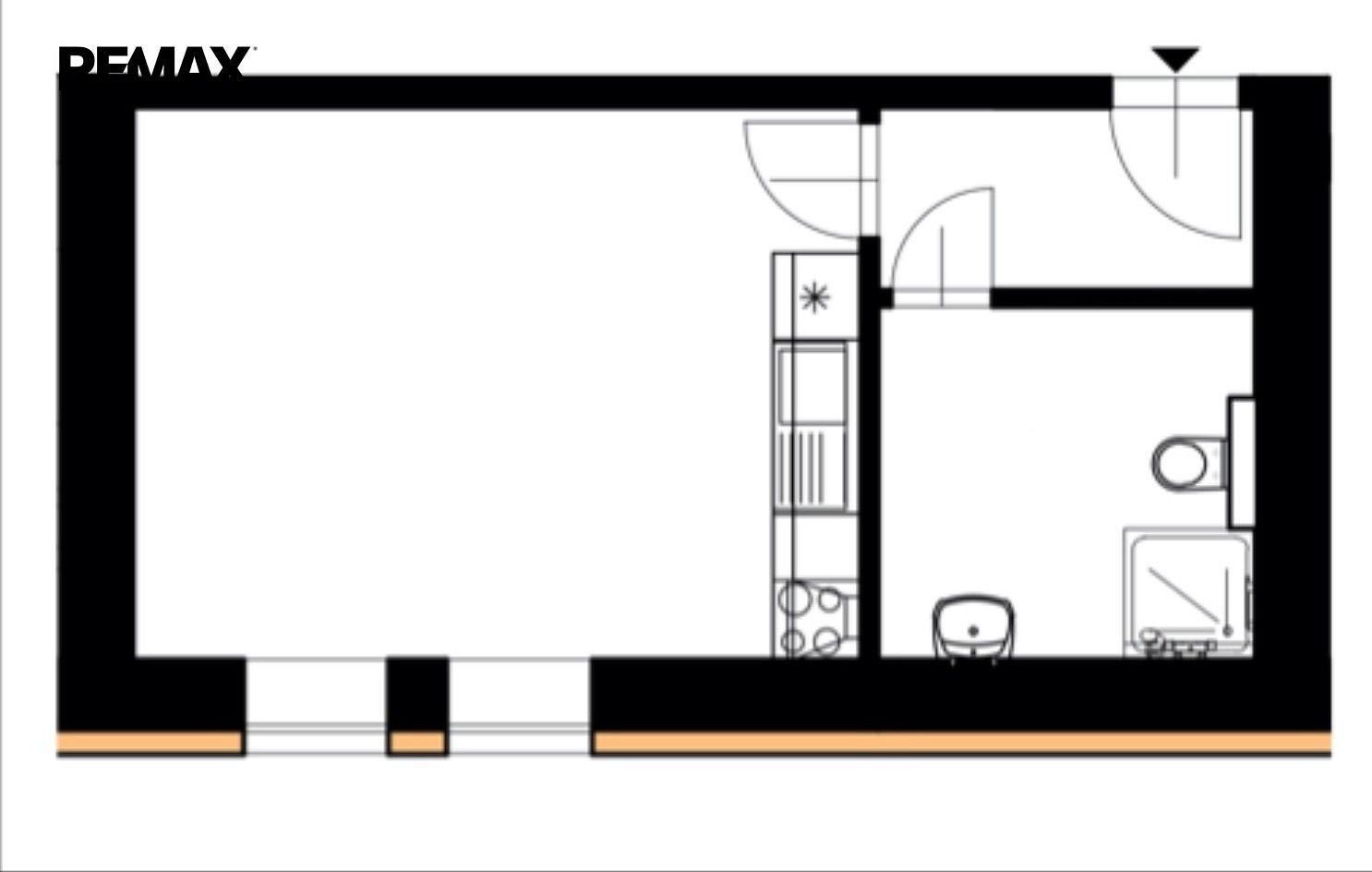 Byt 1+kk · 29 m² · Jablonné v Podještědí, okres Liberec, Liberecký kraj - 3