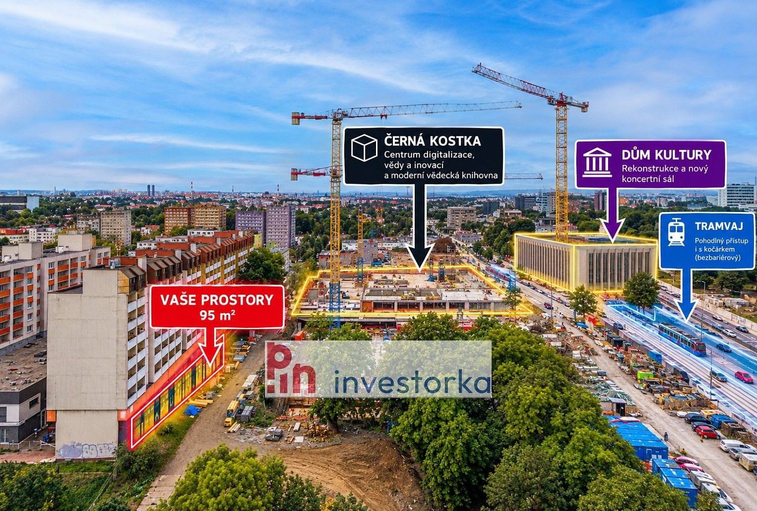 Komerční nemovitost · 95 m² · Zelená, Ostrava - 3