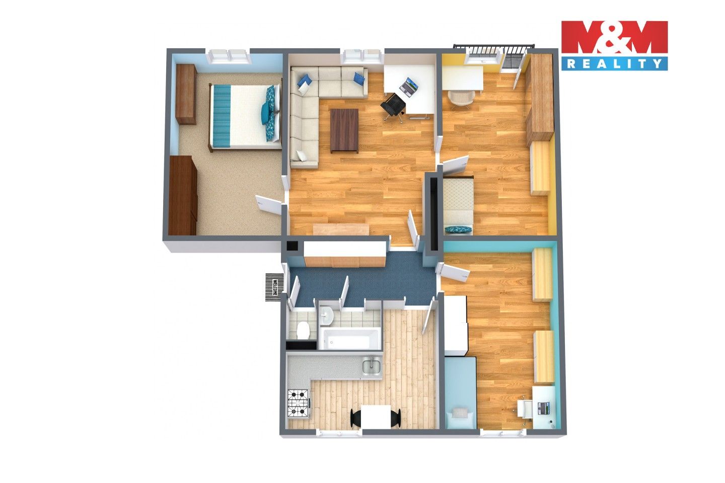 Byt 4+1 · 82 m² · Sokolovská, Sokolov - 4
