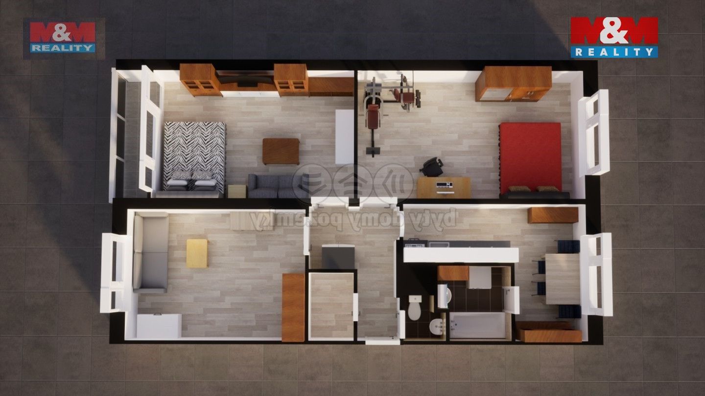 Prodej byt 3+1 - Sadová, Jablonec nad Nisou, 74 m²