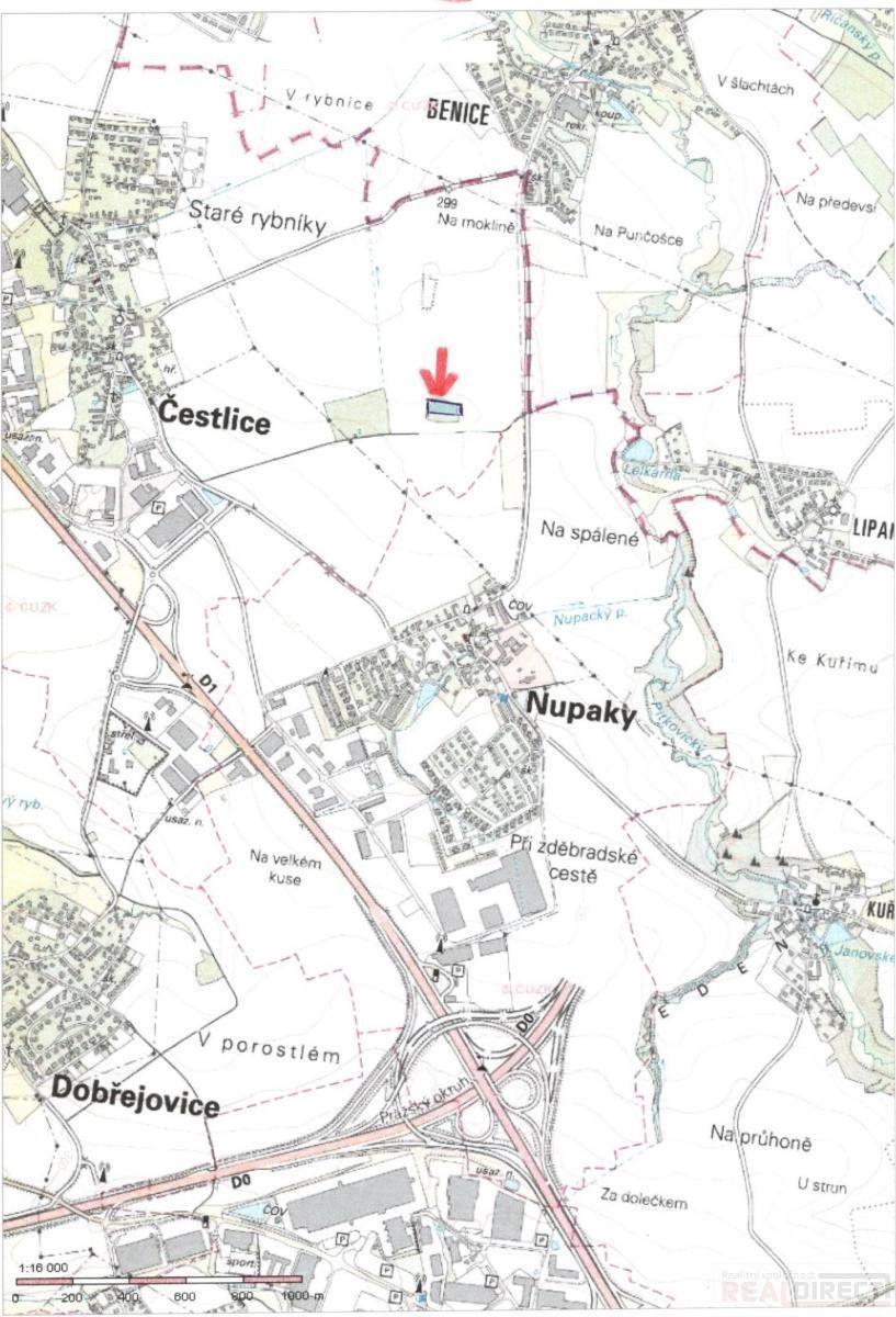 Zemědělské pozemky, Říčanská, Čestlice, 678 m²