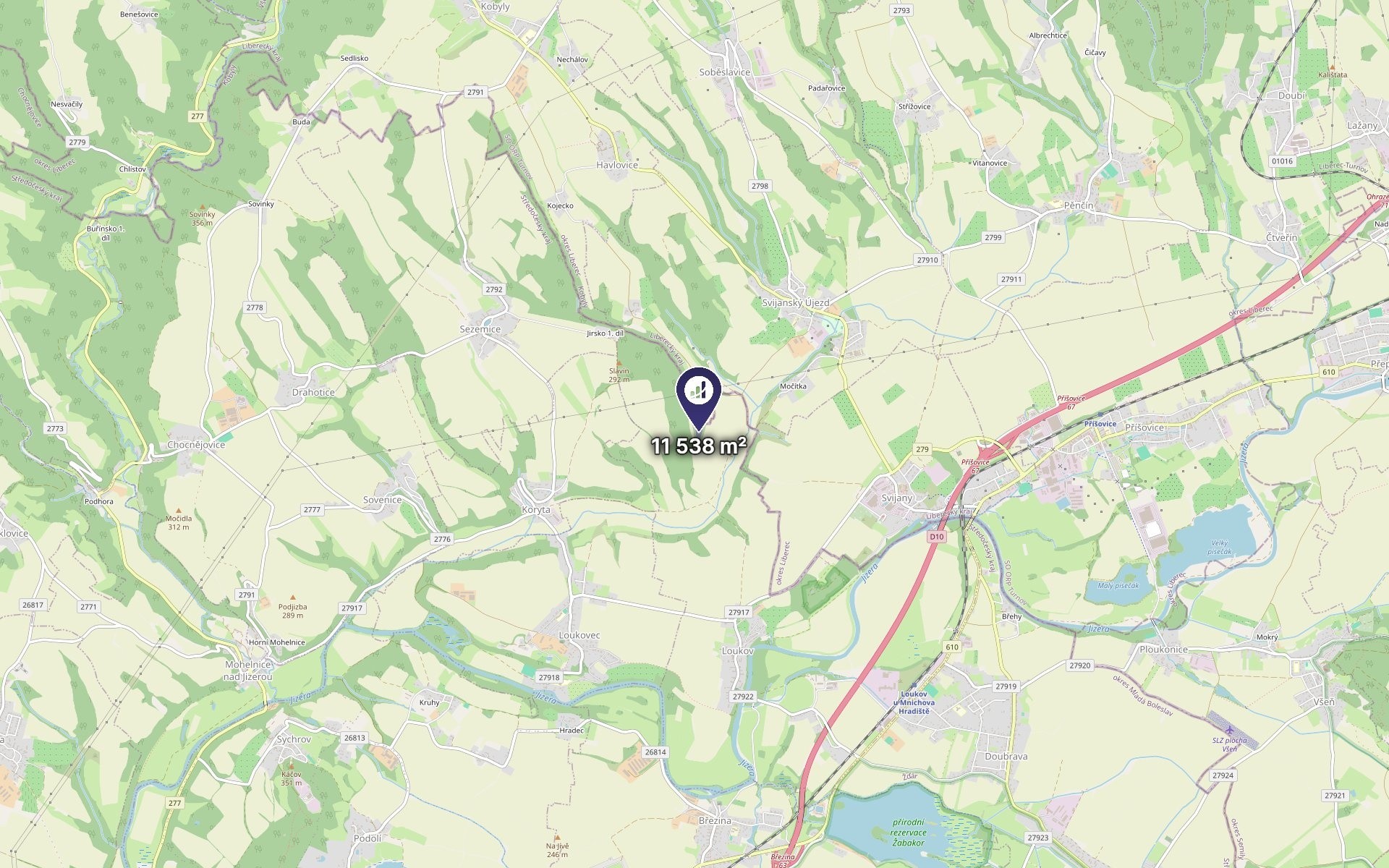 Zemědělský pozemek · 11 538 m² · Loukov - 3