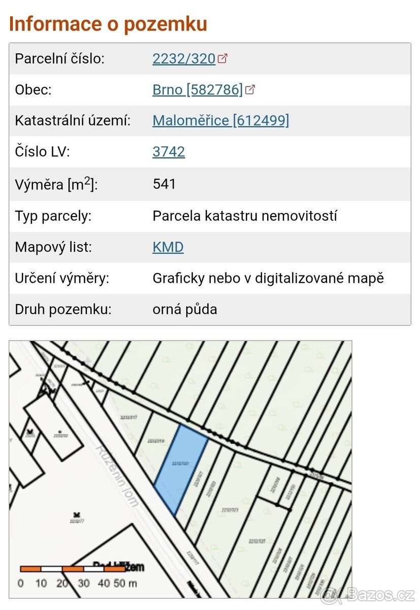 Pozemky pro bydlení, Brno, 614 00 - 1