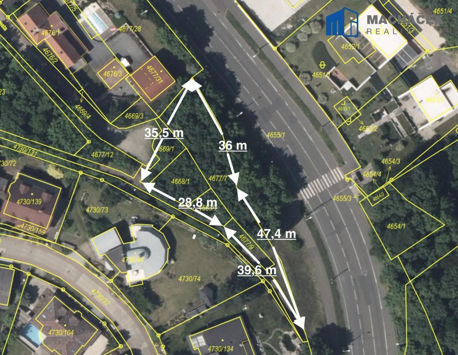 Pozemek pro bydlení · 988 m² · Nová cesta  , Teplice - 4