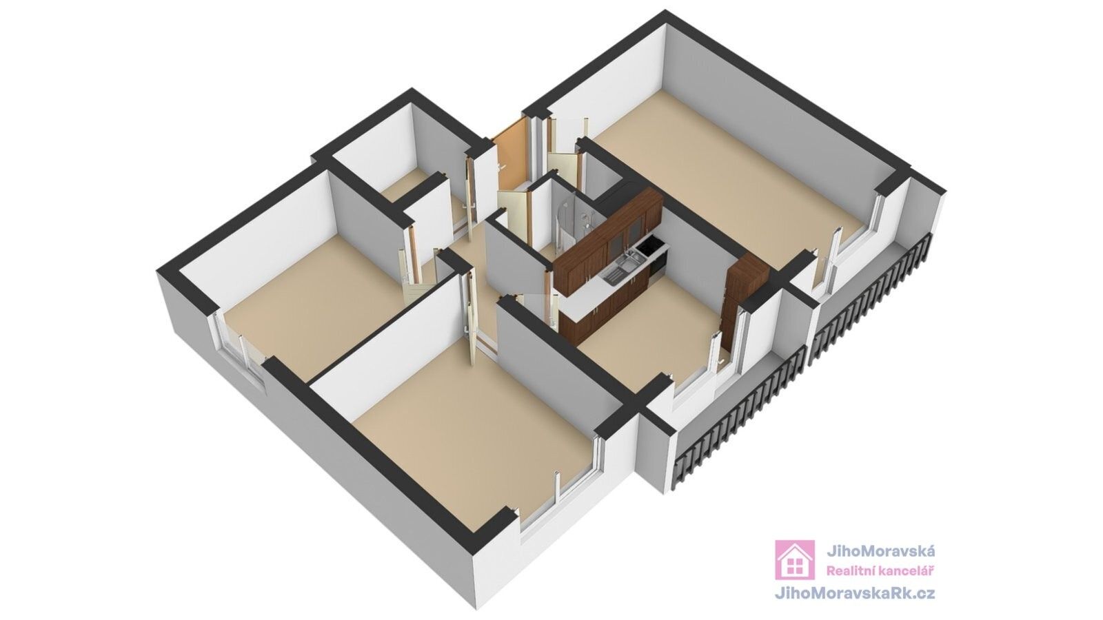 3+1, U Jánského dvora, Břeclav, 78 m² - 2