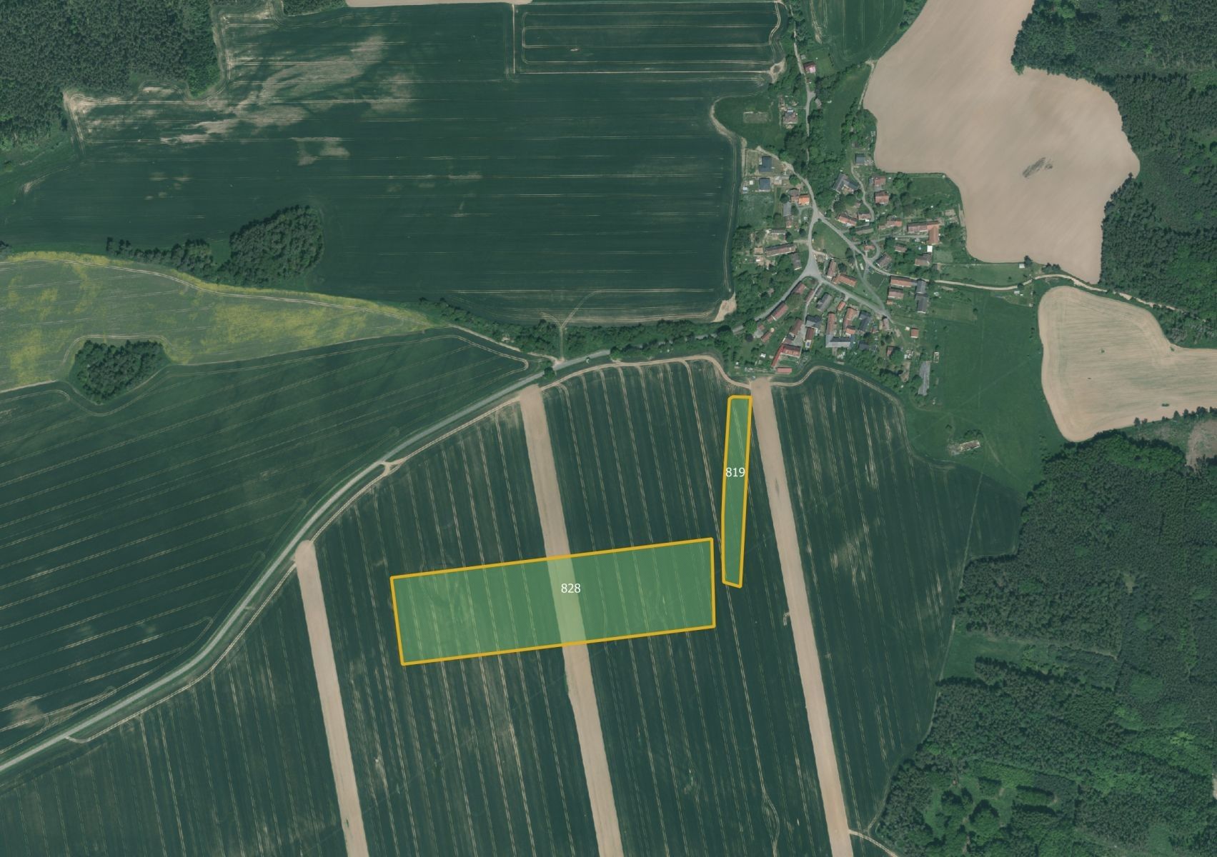 Zemědělské pozemky, Sedlec, Poběžovice