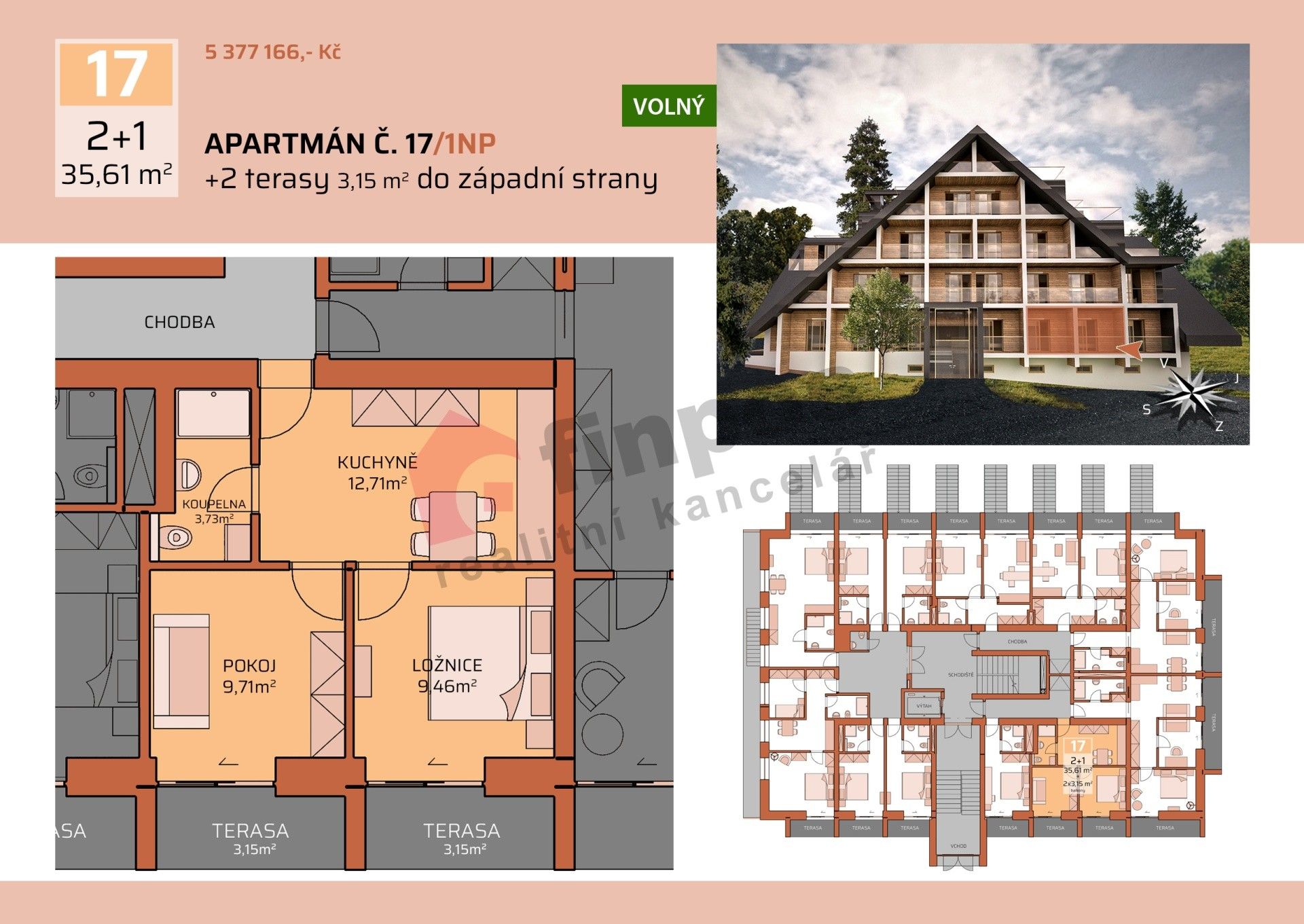 2+1, Benecko Štěpanická Lhota, 36 m² - 1
