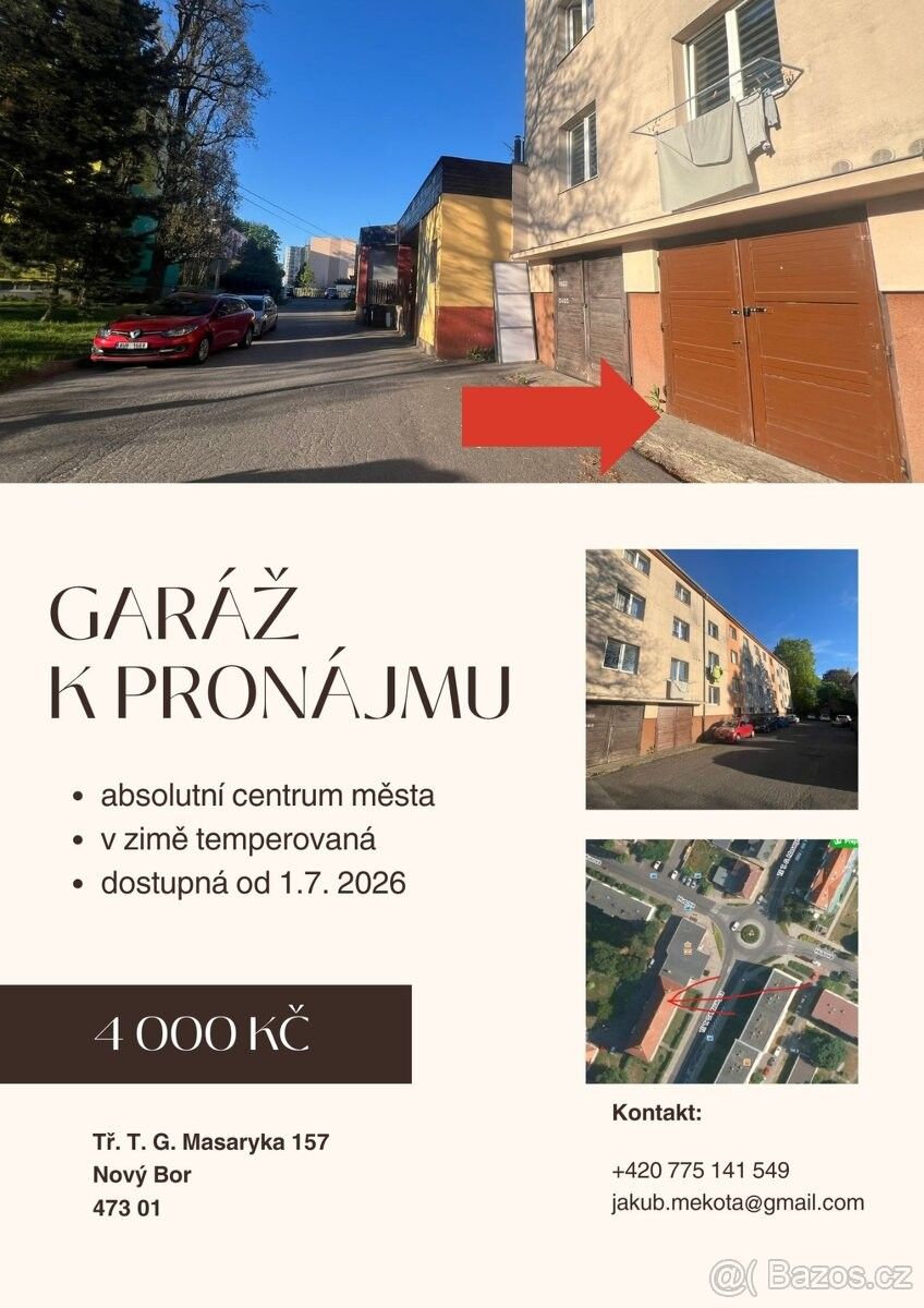 Garáže, Nový Bor, 473 01