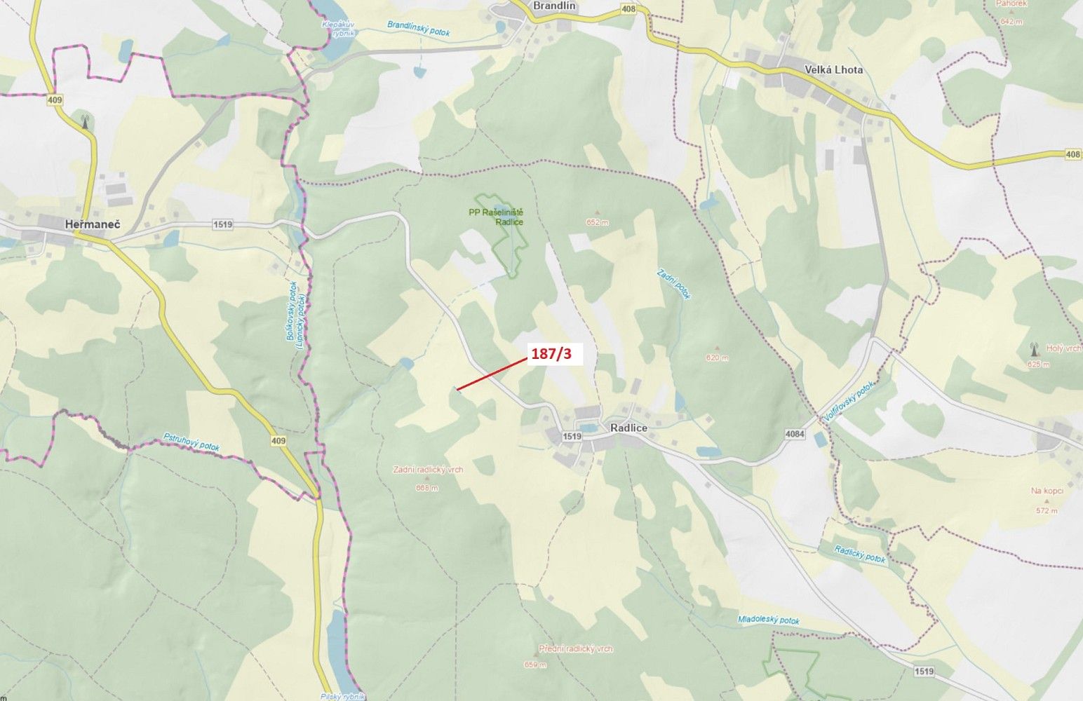 Prodej les - Heřmaneč, okres Jindřichův Hradec, Jihočeský kraj - 1