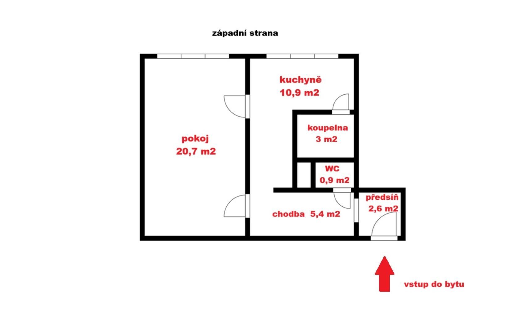 1+1, Tábor, 45 m² - 2