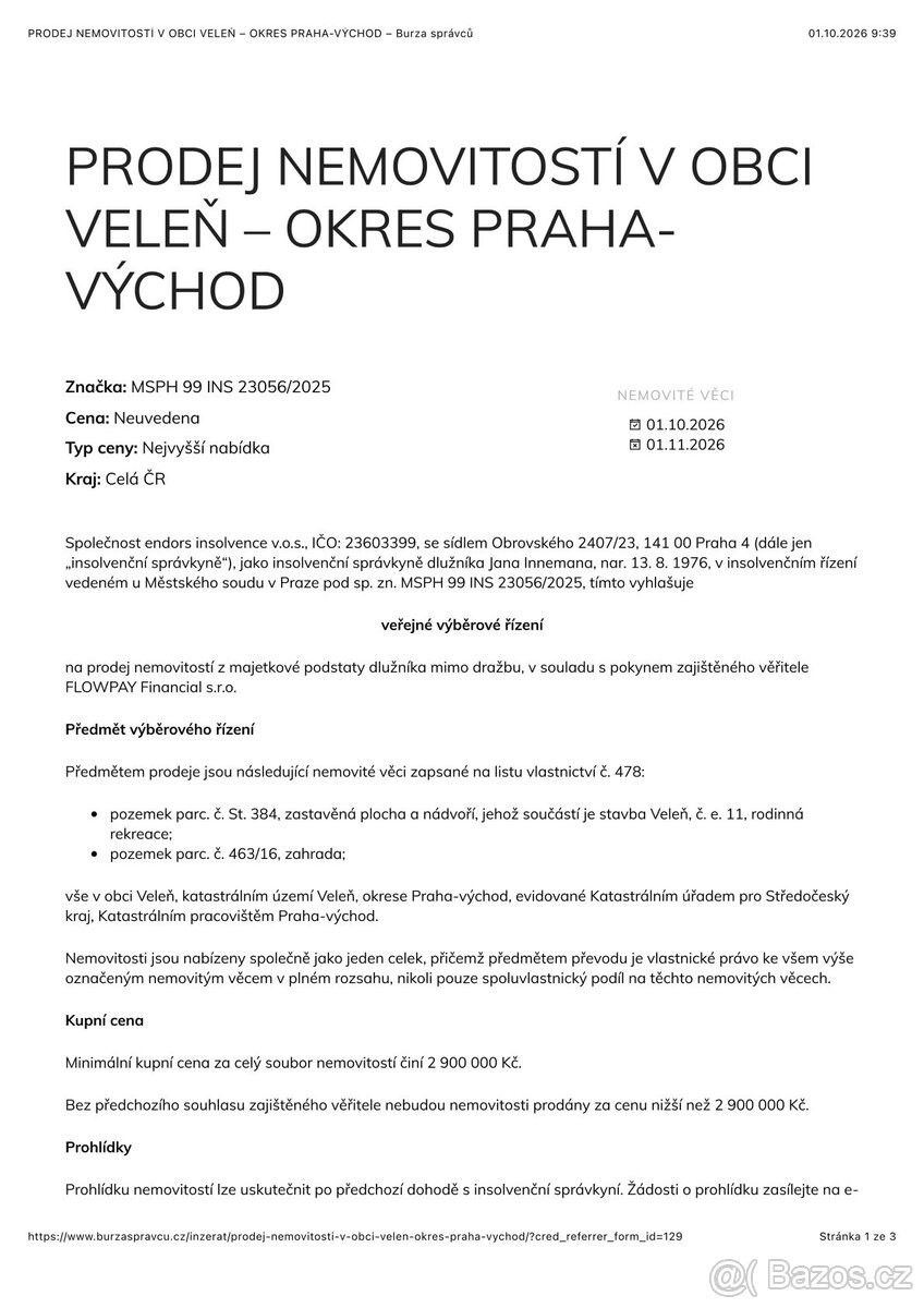 Ostatní, Brandýs nad Labem-Stará Boleslav, 250 01 - 1
