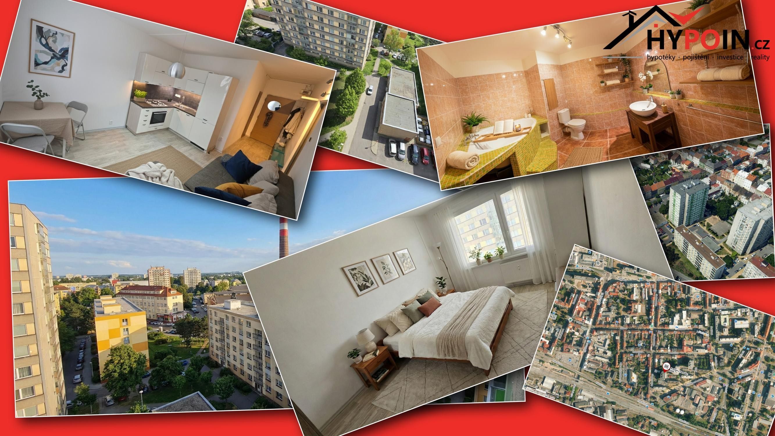 2+kk, Arnošta z Pardubic, Pardubice, 42 m²