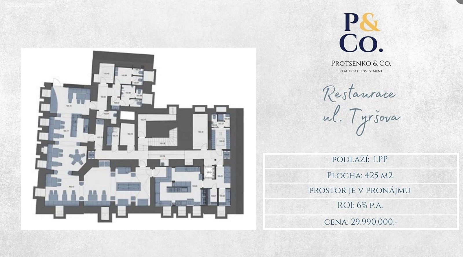 Restaurace · 425 m² · Praha - Nové Město, Hlavní město Praha - 4