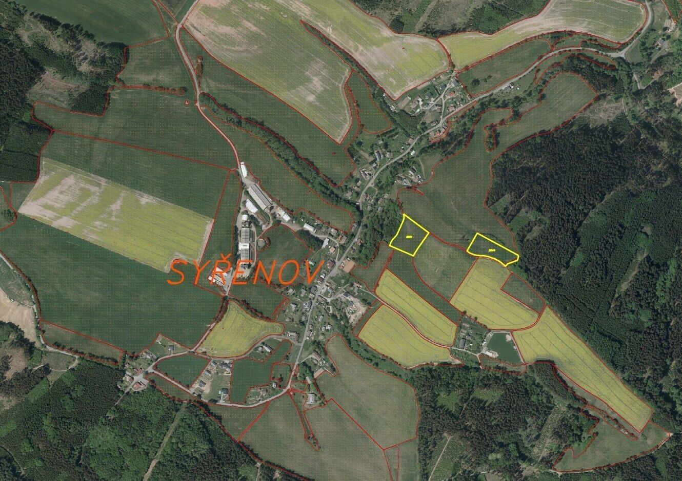 Prodej zemědělský pozemek - Syřenov, 14 m²