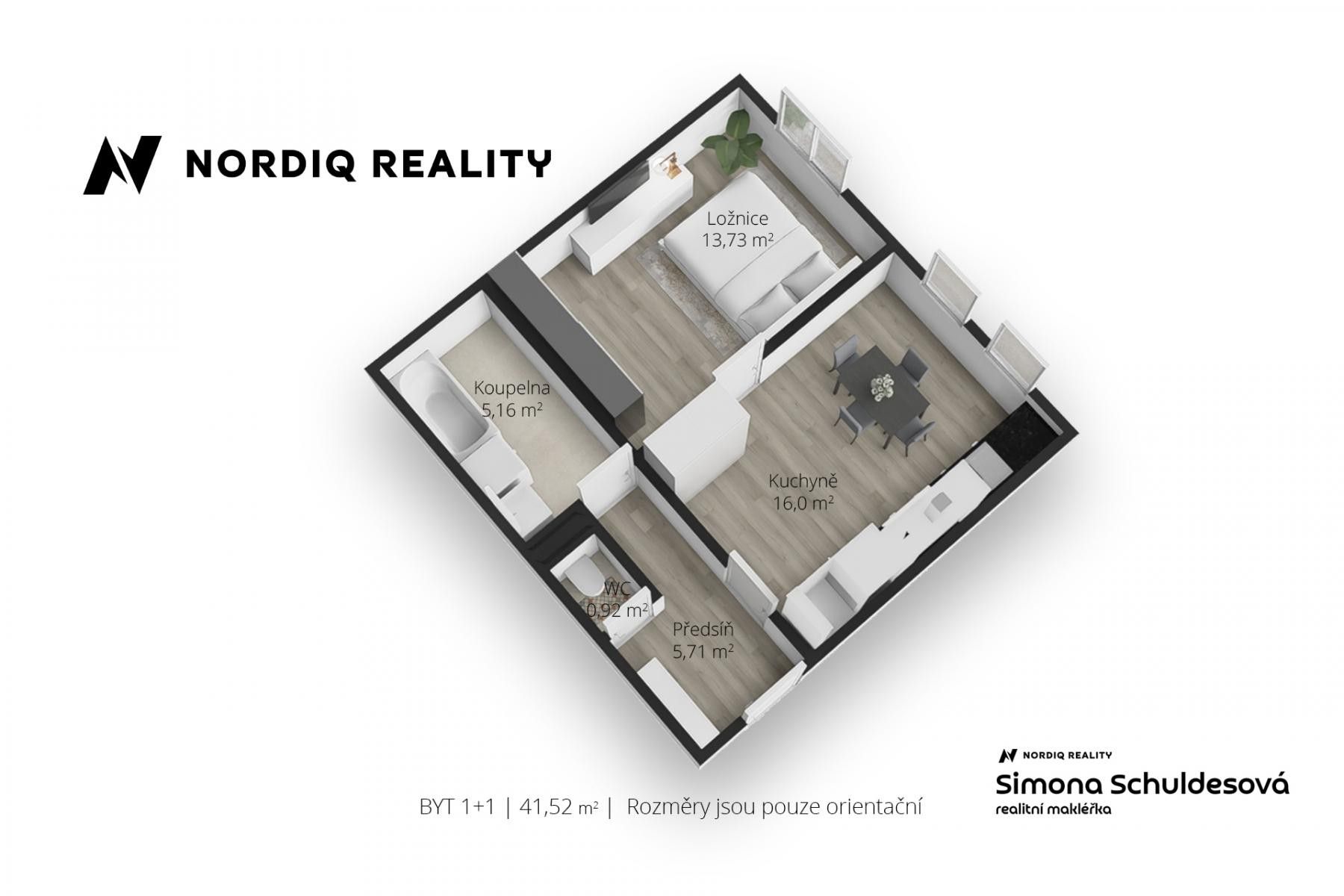 Byt 2+kk · 42 m² · Mostecká, Teplice - 4