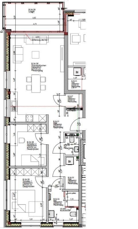 3+1, , Severní Porýní-Vestfálsko, 81 m² - 1