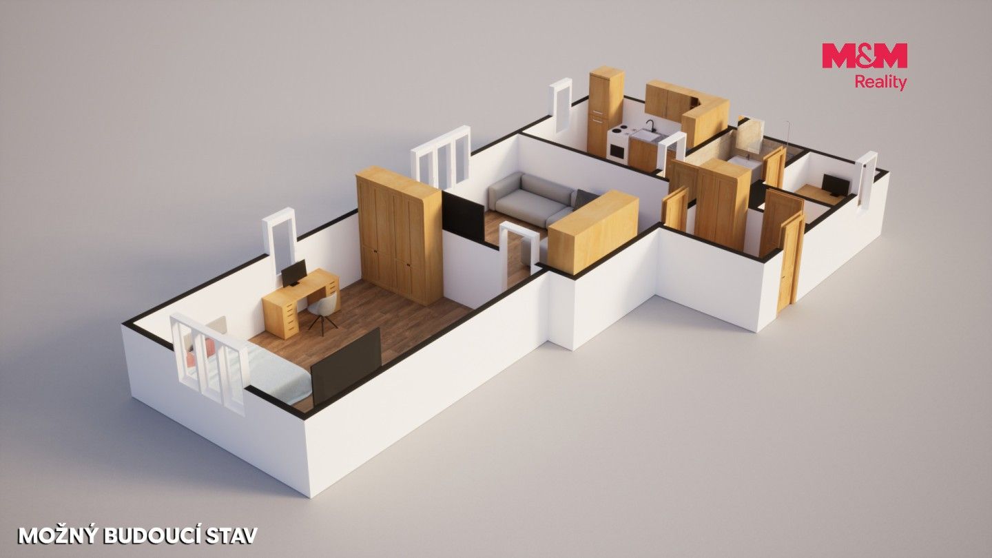 Prodej byt 3+1 - Neratovická, Kostelec nad Labem, 61 m² - 2