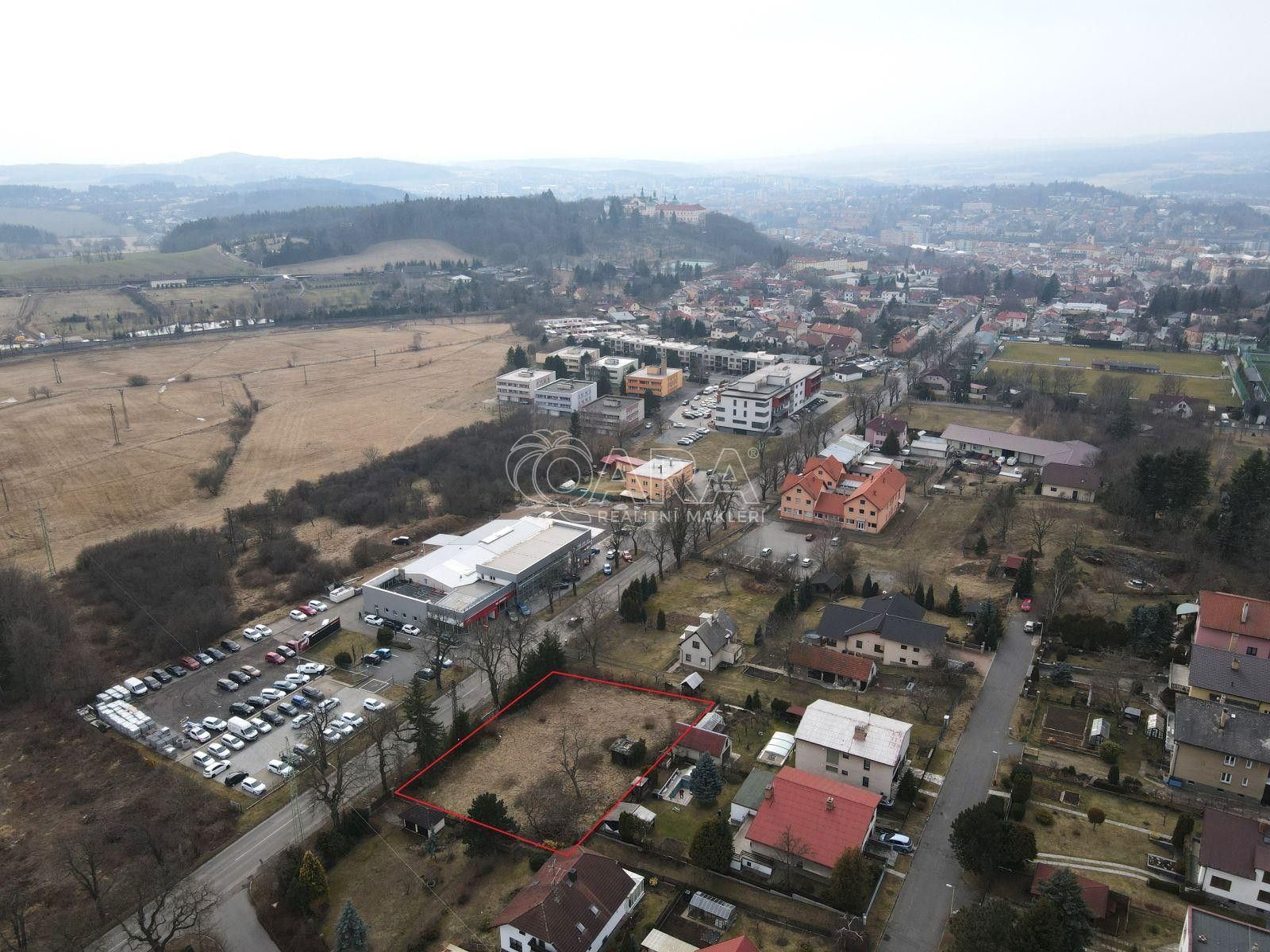 Komerční pozemky, Žižkova, Příbram, 1 564 m²