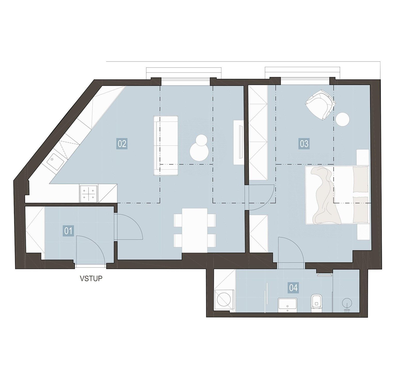 Prodej byt 2+kk - Jeseniova, Praha, 63 m²