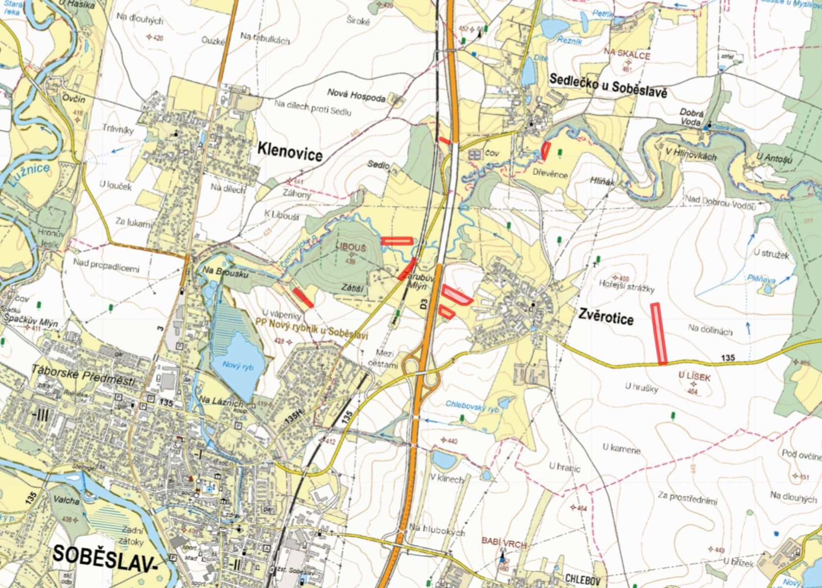 Zemědělské pozemky, Zvěrotice - 2