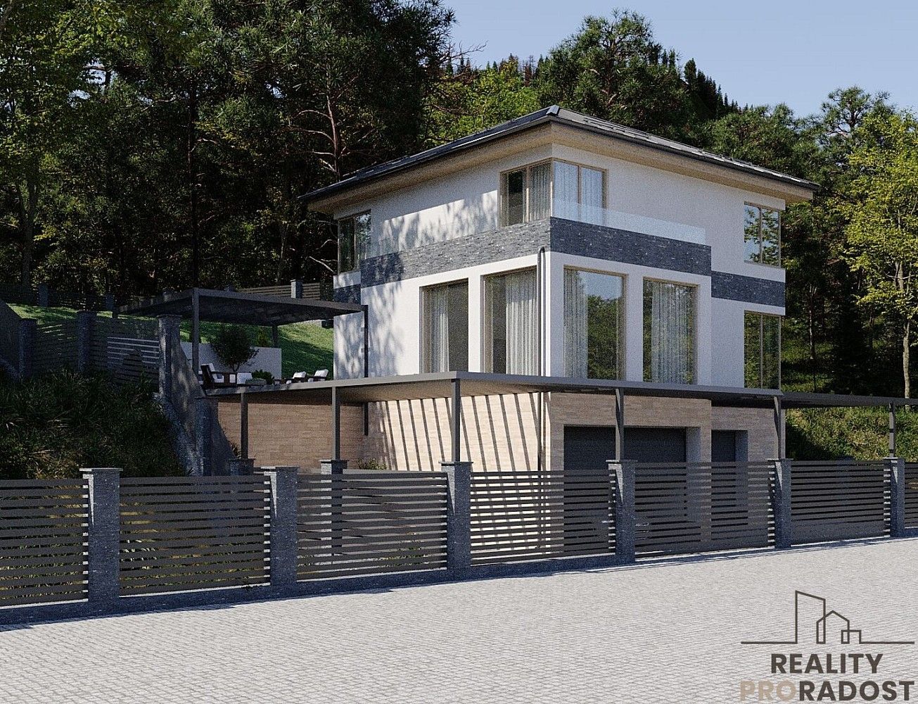 Rodinné domy, K Doubí, Průhonice, okres Praha-západ, 257 m² - 2
