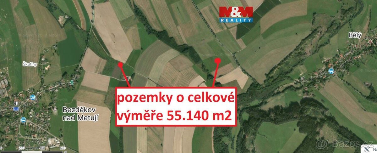 Pozemky pro bydlení, Machov, 549 63