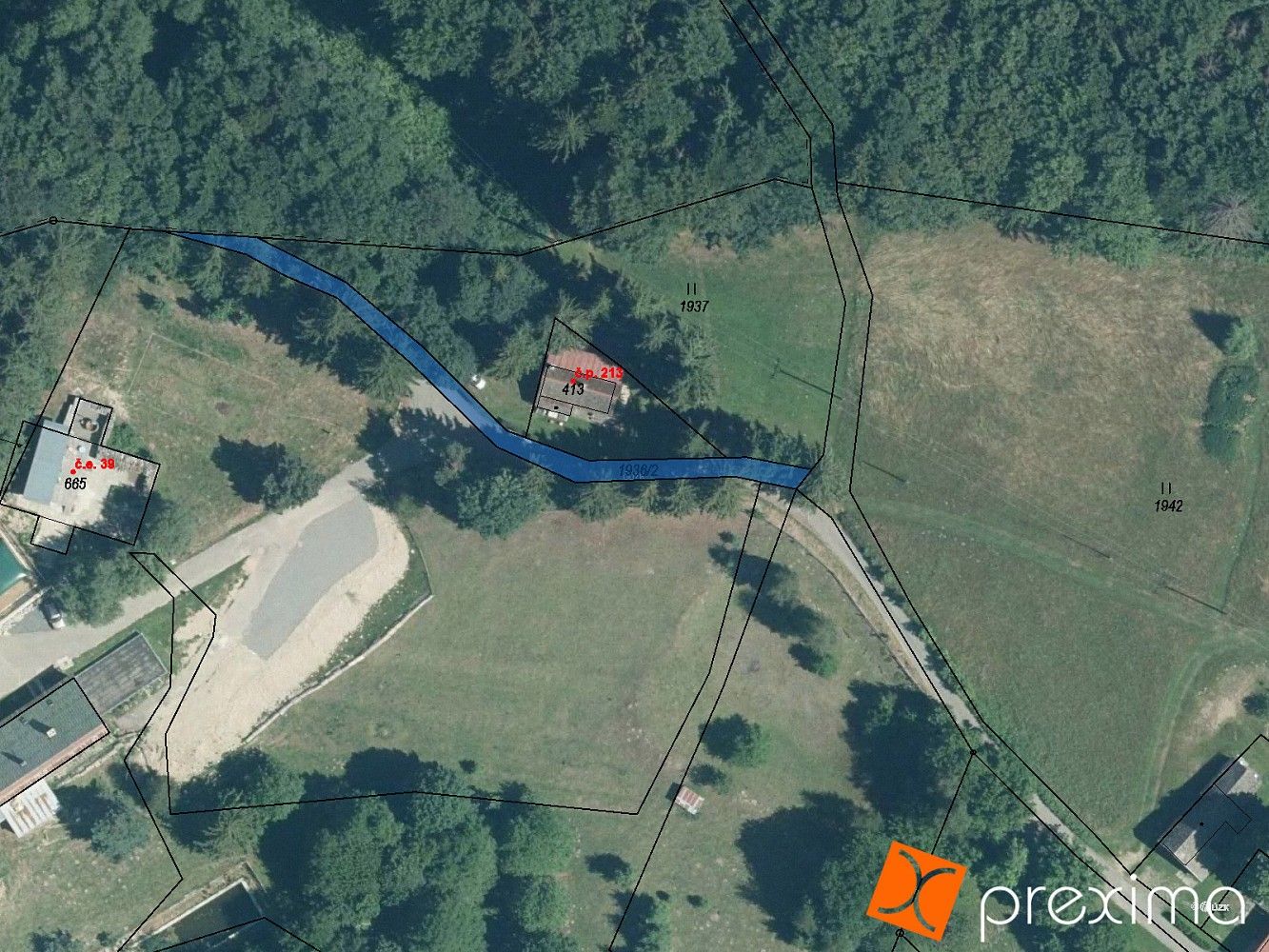 Pozemek, 39 m²