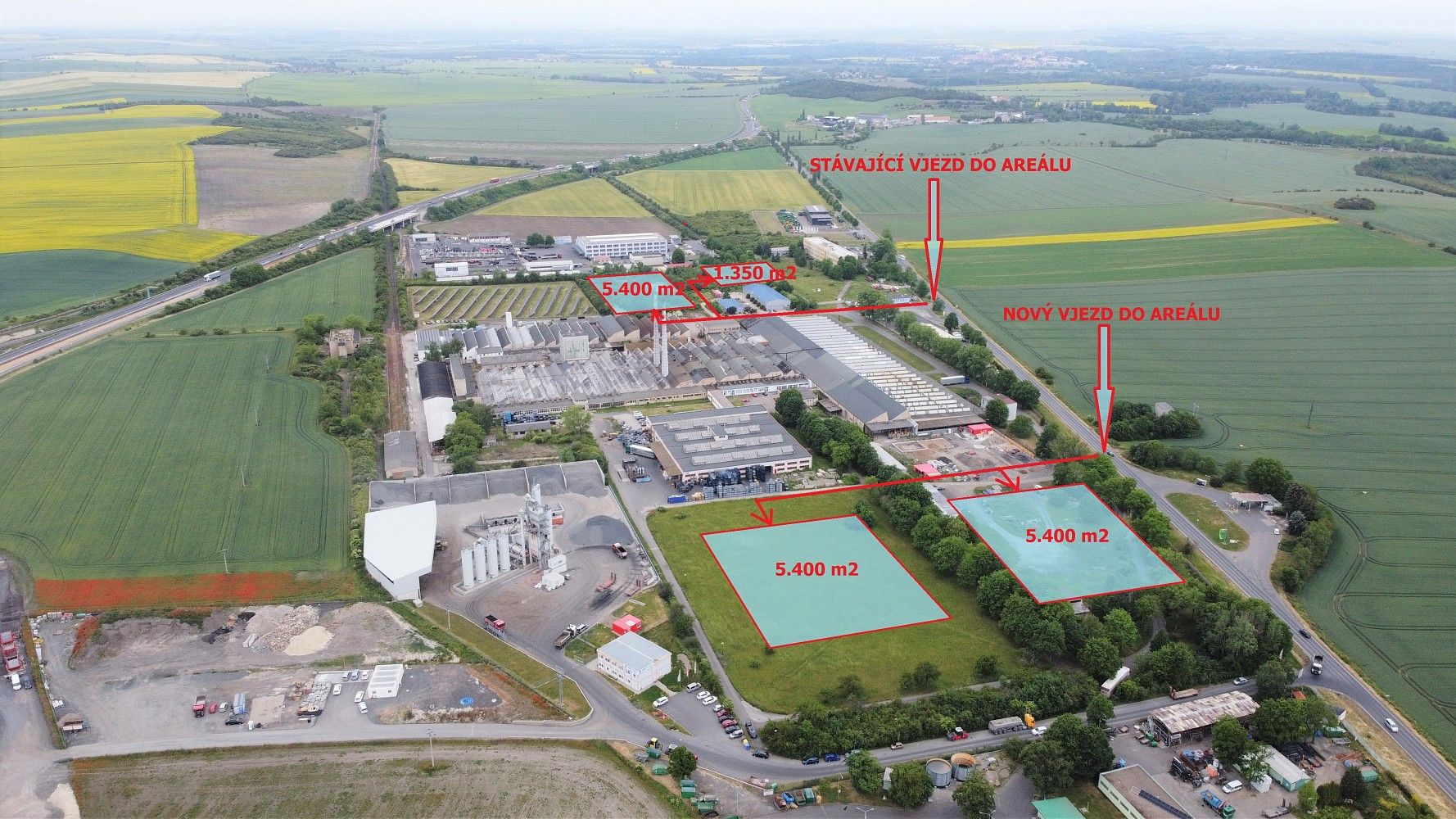 Pronájem sklad - Postoloprtská, Louny, 17 550 m² - 5