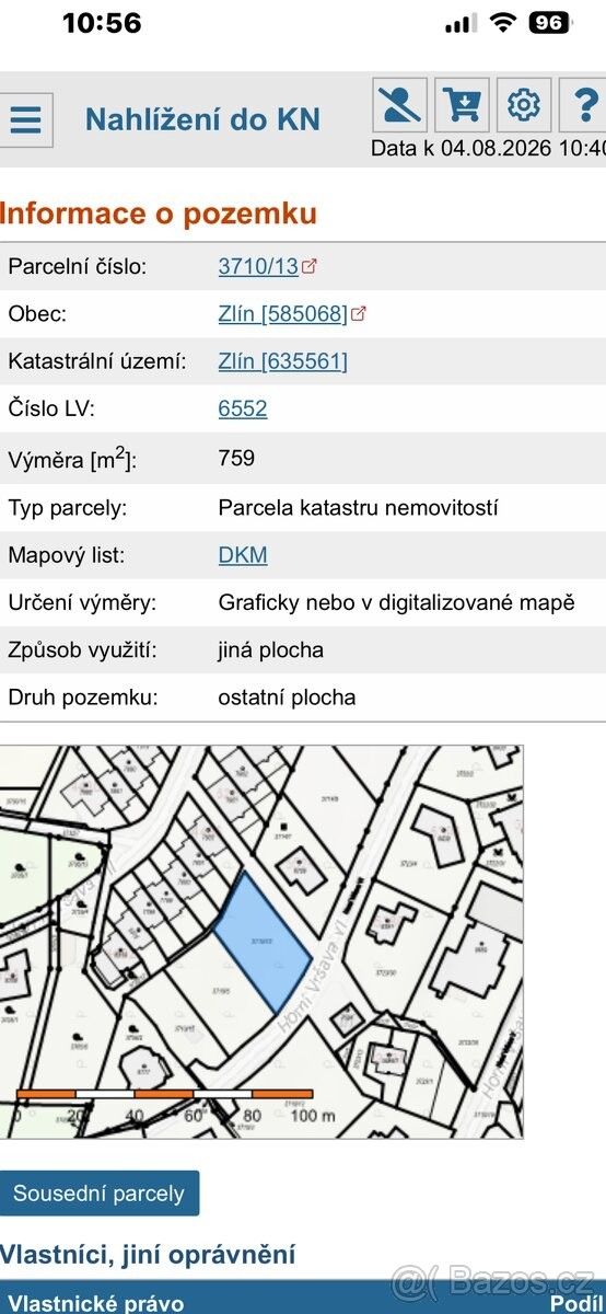 Pozemky pro bydlení, Želechovice nad Dřevnicí, 763 11 - 1