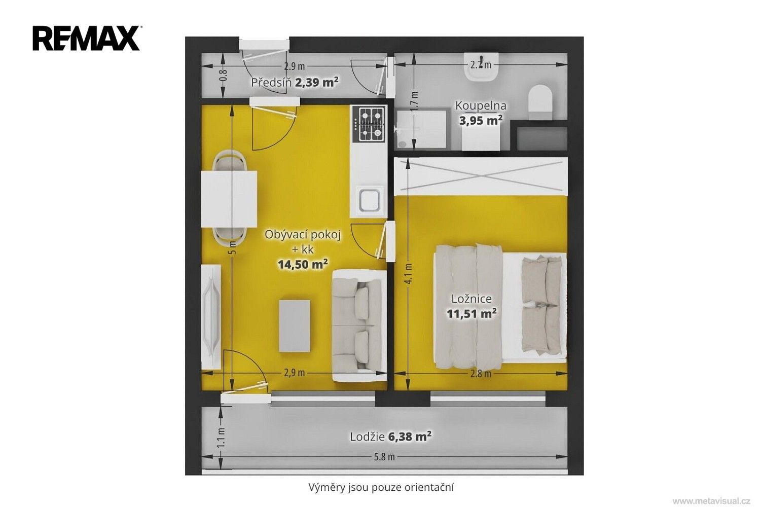 Prodej byt 1+1 - Praha - Braník, okres Praha 4, Hlavní město Praha, 36 m² - 5