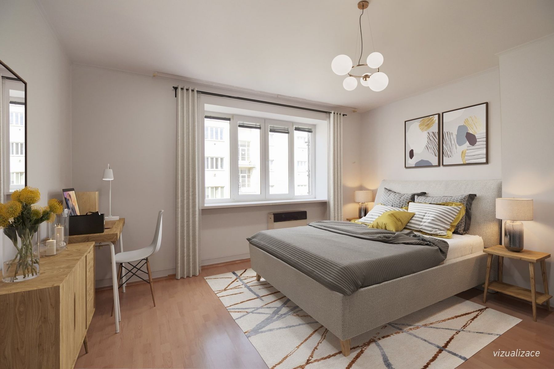2+kk, Nad Kajetánkou, Praha Břevnov, 51 m² - 1