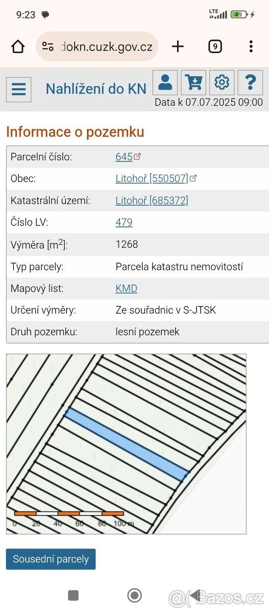 Prodej pozemek pro bydlení - Lesonice, 675 44