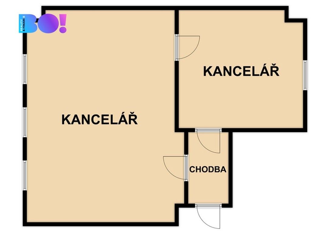 Pronájem kancelář - K Nemocnici, Nový Jičín, 64 m²