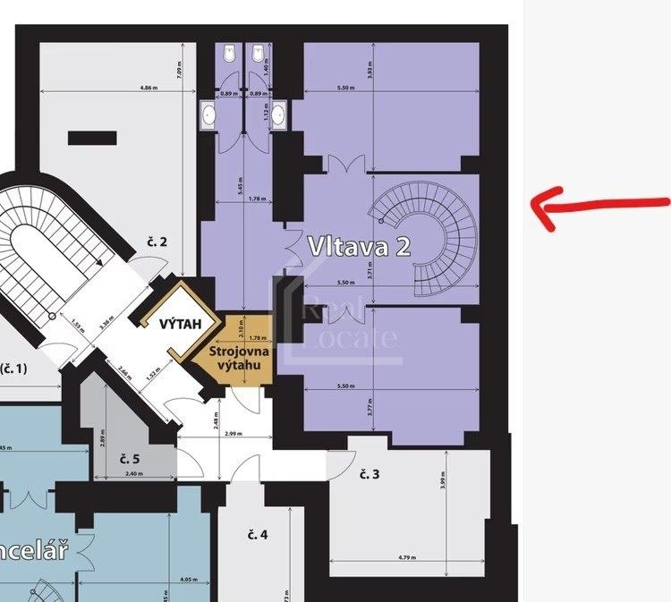 Pronájem kancelář - Kořenského, Praha, 221 m²