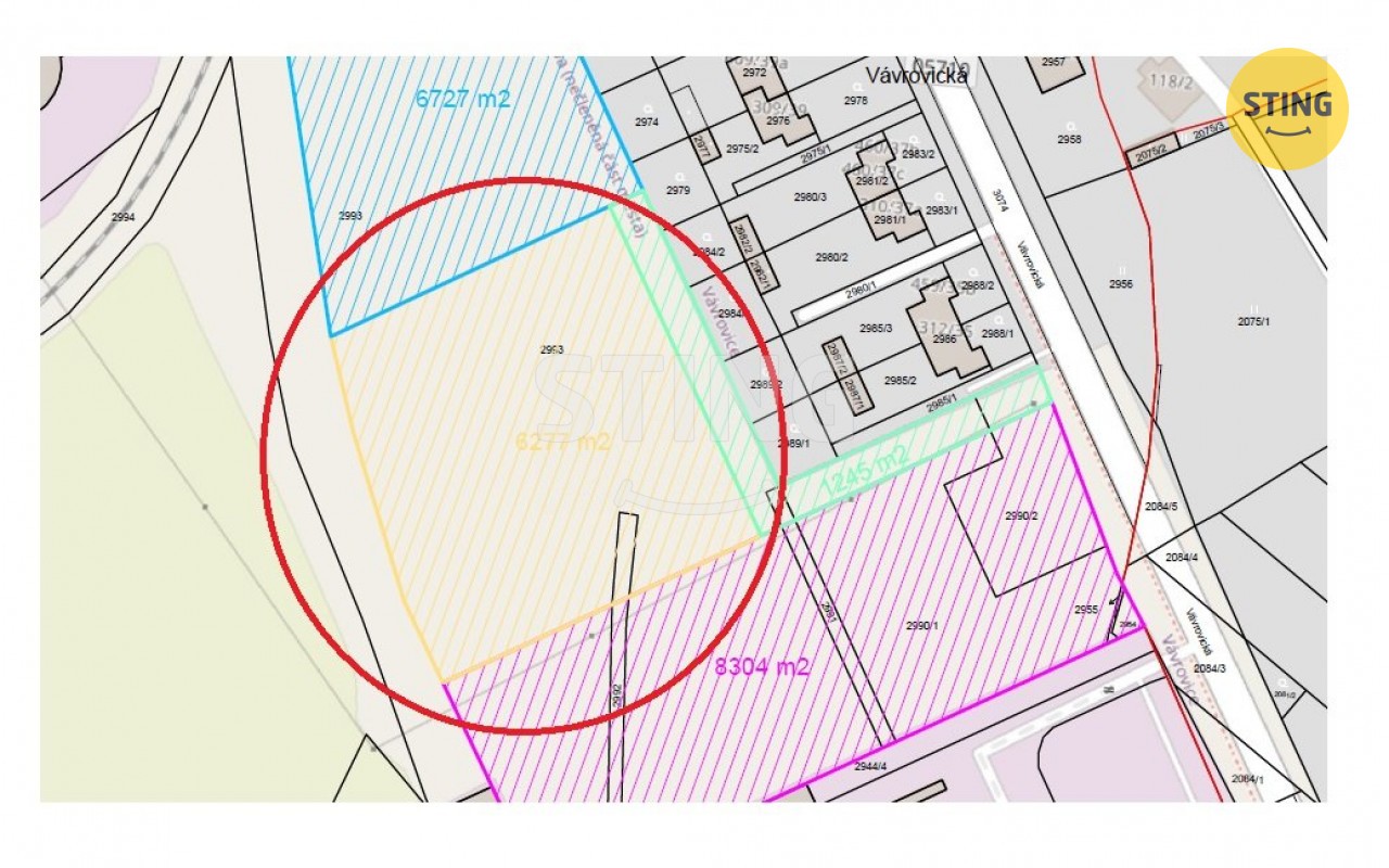 Komerční pozemky, Vávrovická, Opava, 6 899 m² - 1