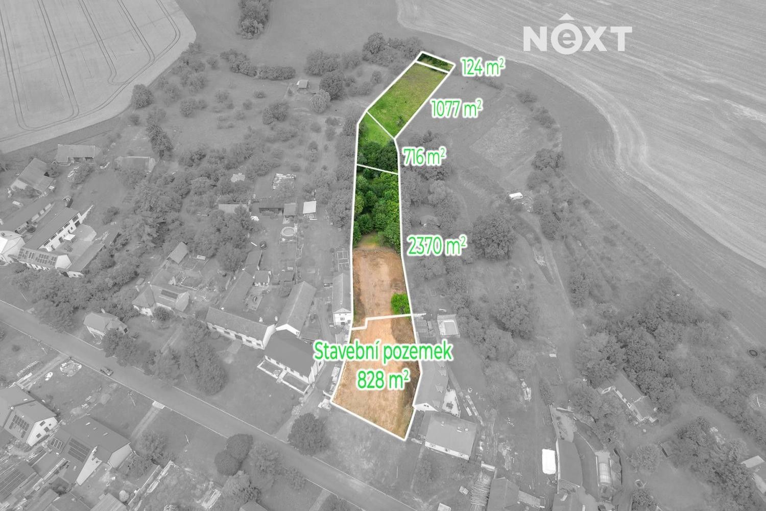 Pozemky pro bydlení, Lhota, Vyškov