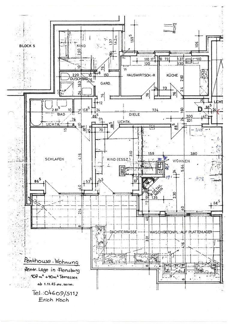 4+1, Bachstr. 5 Flensburg Flensburg Schleswig-Holstein 24943, 127 m² - 1