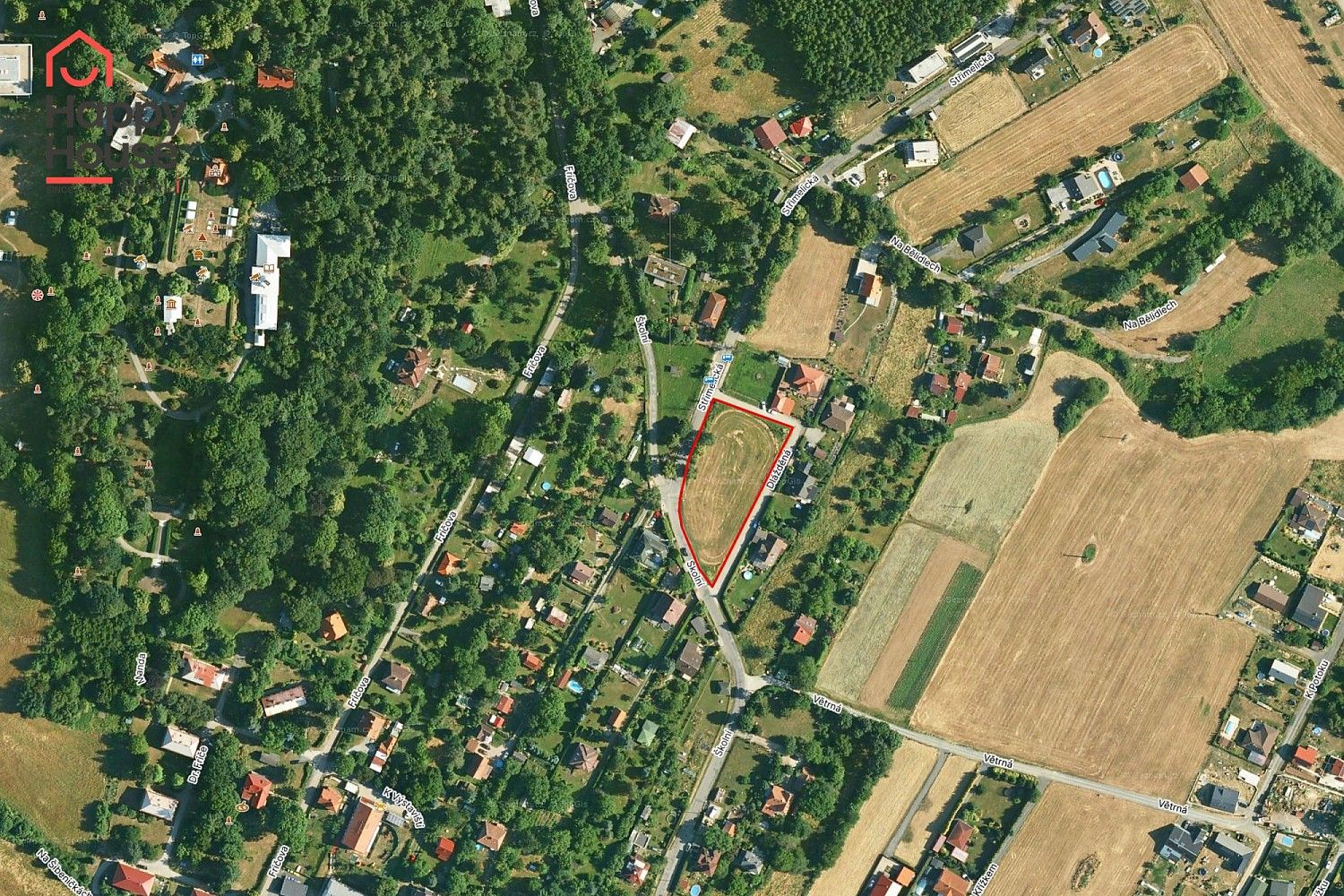 Prodej pozemek pro bydlení - Ondřejov, okres Praha-východ, Středočeský kraj - 2
